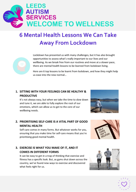 6 Mental Health Tips Page 1